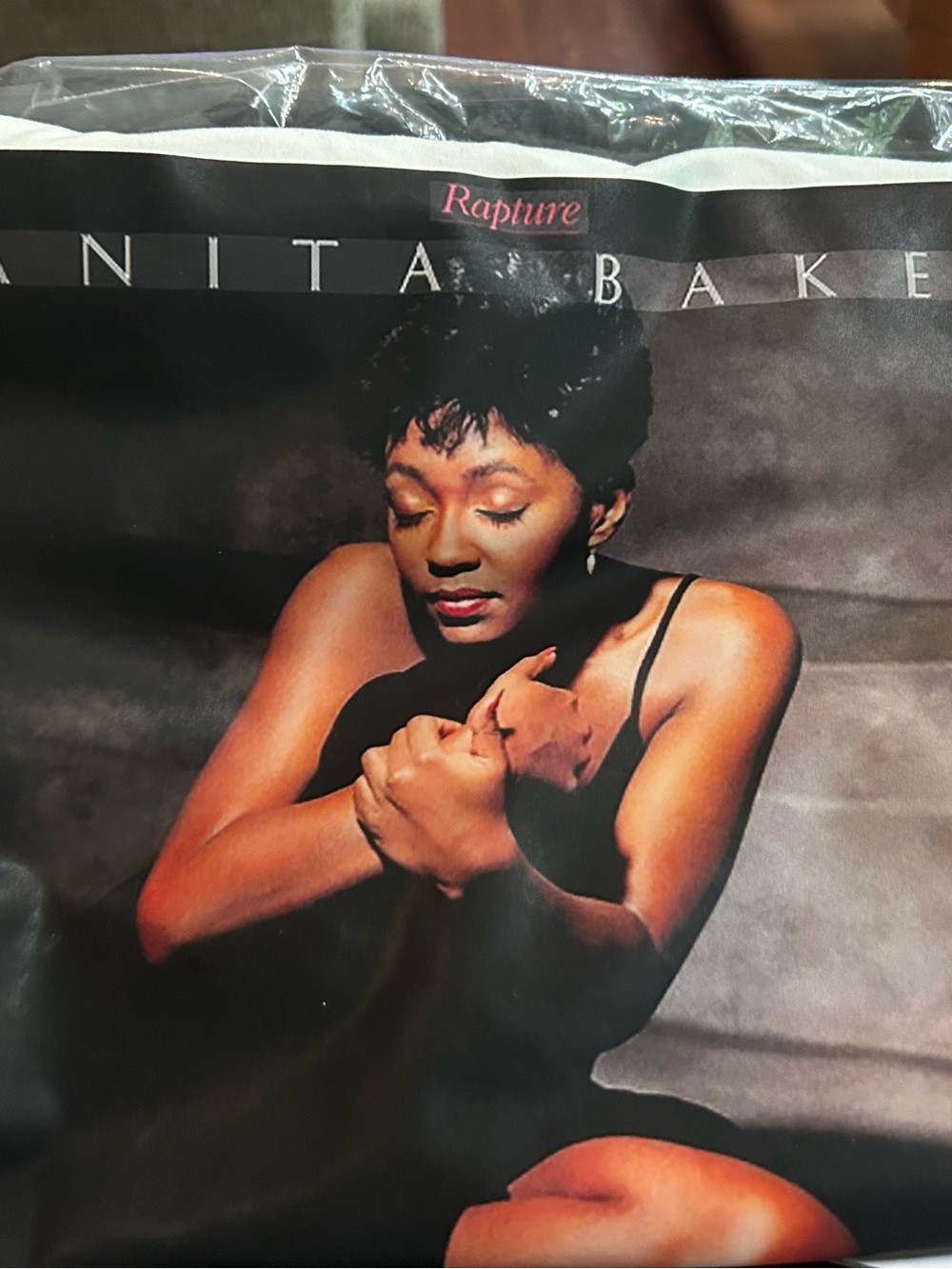 Anita Baker "Rapture" Album Cover Print - Black & Brown